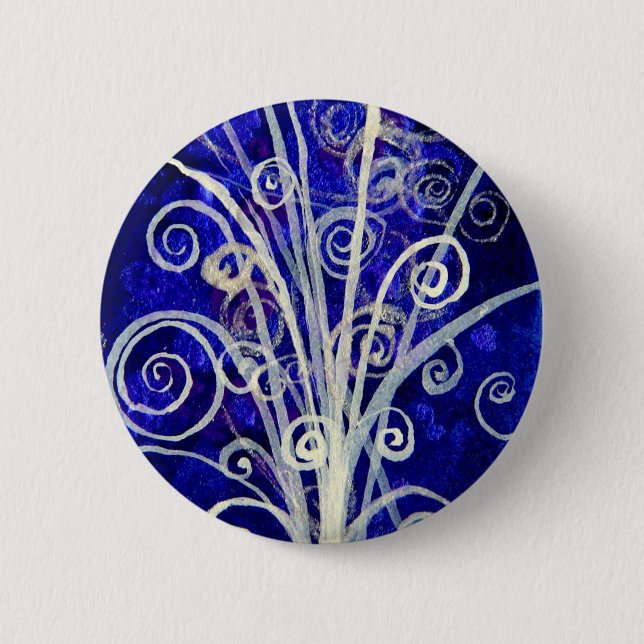 Particle Bouquet 2 Inch Round Button (Front)