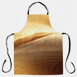 Particle drapery luxury gold background. 3d illust apron