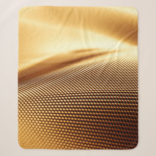 Particle drapery luxury gold background. 3d illust sherpa blanket