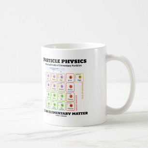 Particle Physics Is An Elementary Matter Model Coffee Mug