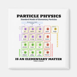 Particle Physics Is An Elementary Matter Model Magnet