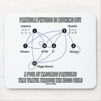 Particle Physics Is Nothing But A Pool Of Massless Mouse Pad