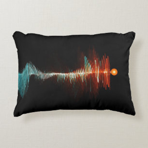 Particle-Wave Duality Accent Pillow