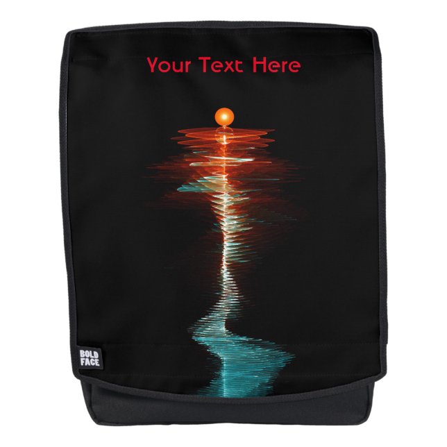 Particle-Wave Duality Backpack (Front)