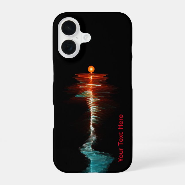 Particle-Wave Duality iPhone 16 Case (Back)