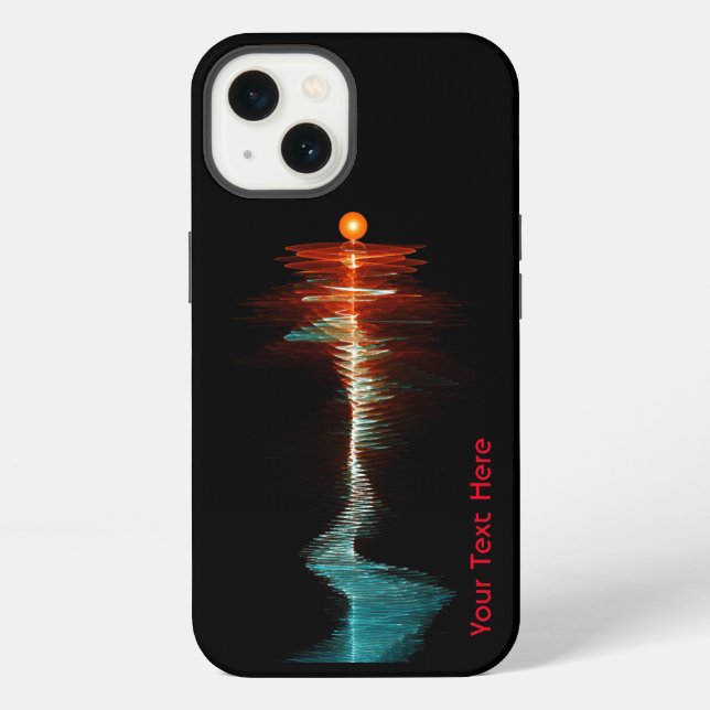 Particle-Wave Duality iPhone Case (Back)