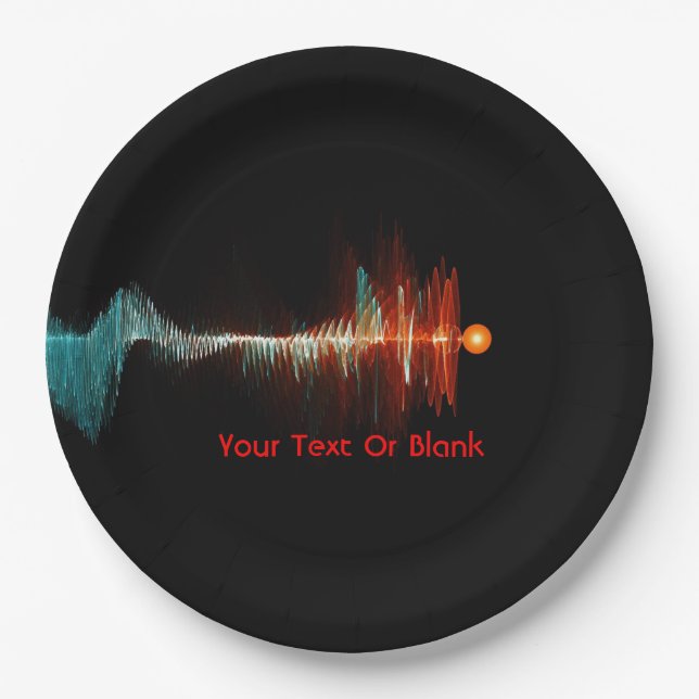 Particle-Wave Duality Paper Plate (Front)