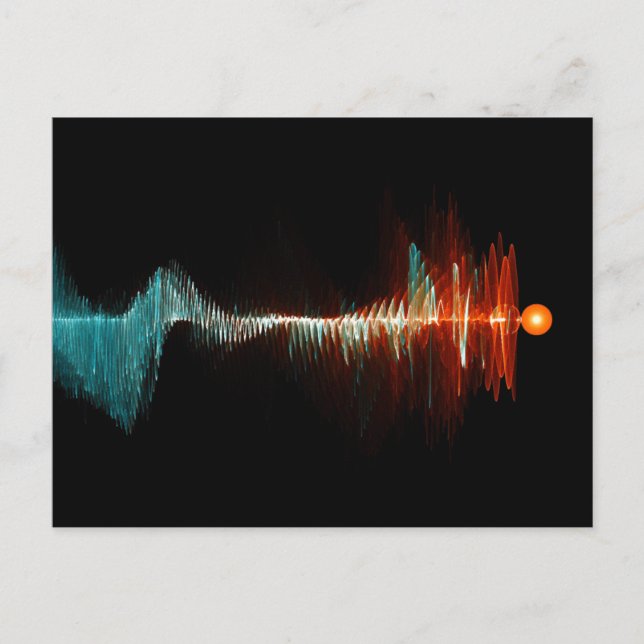 Particle-Wave Duality Postcard (Front)