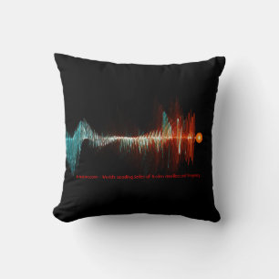 Particle-Wave Duality Throw Pillow