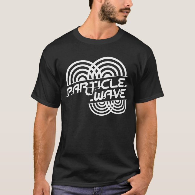 Particle Wave White T-Shirt (Front)