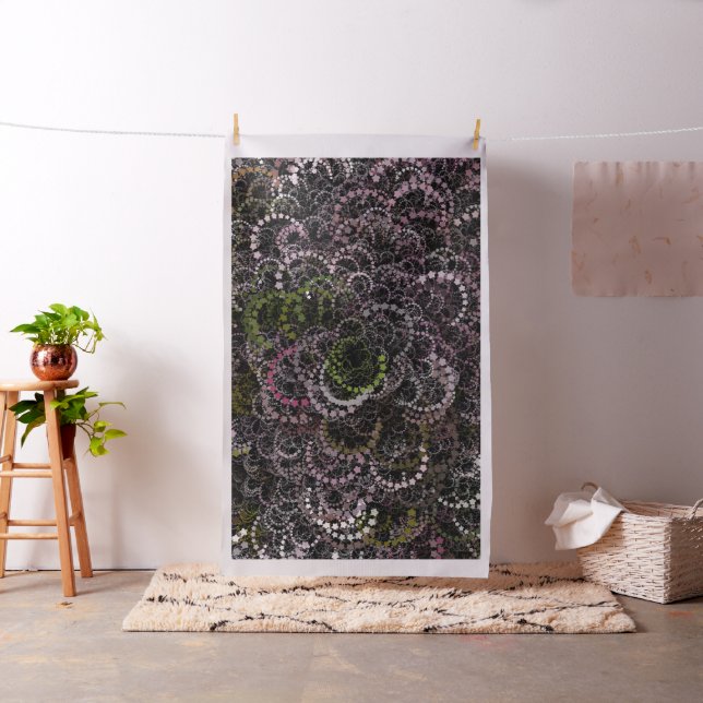 particleArt Floral 1 Fabric (In Situ)