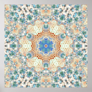 Particularized Hexagram Variation 6  Art Print