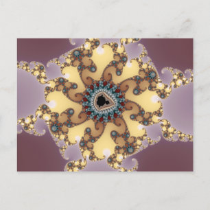 Particule atomique - Carte postale fractale