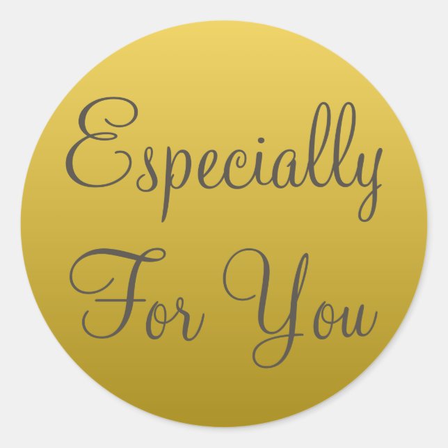 Particulièrement Pour Vous Balises Cadeaux Sticker (Devant)