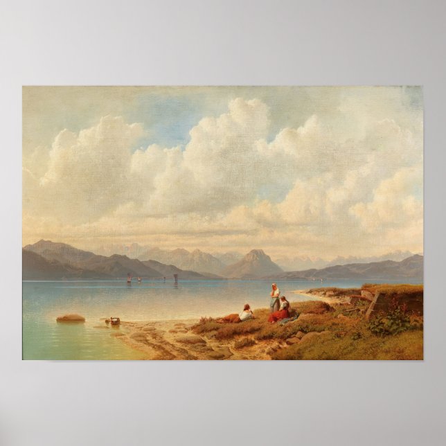 Partie am Bodensee (Scene on Lake Constance)  Poster (Front)