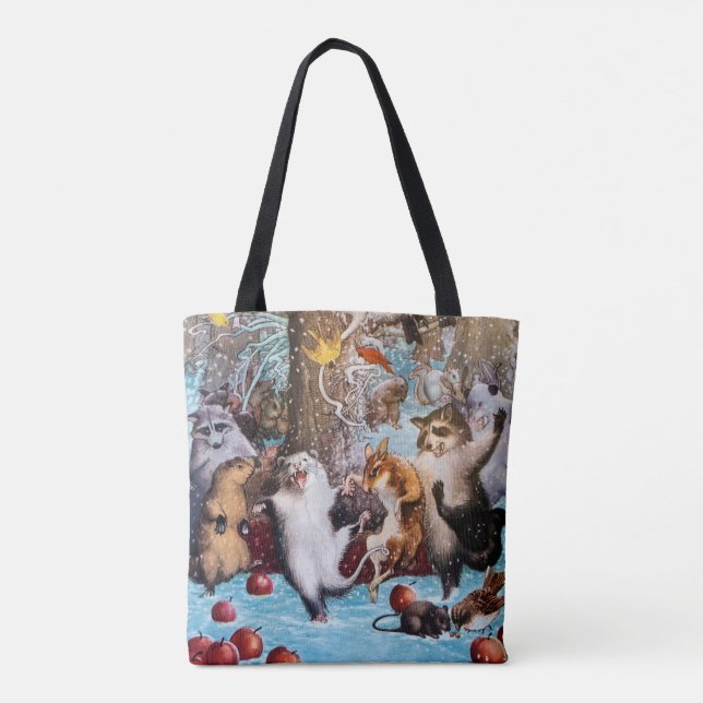 Partie d'animaux de danse dans le sac fourre-tout (Dos)
