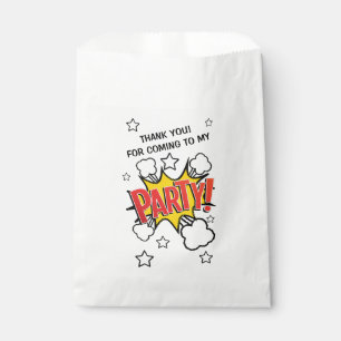 PARTIE de bande dessinée ! Sacs de faveur