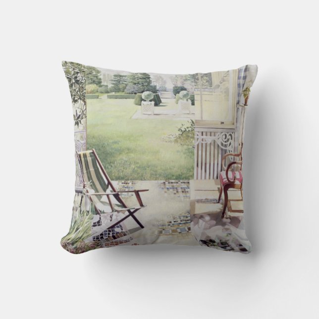Partie de Campagne 1988 Throw Pillow (Front)