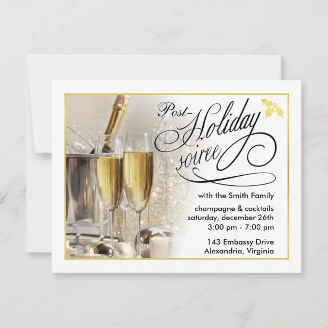 Partie de Courrier-Vacances - invitations de fête (Devant)