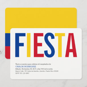 Partie : Invitations : La Colombie : Drapeau