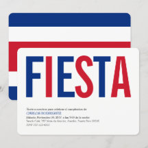 Partie : Invitations : Le Costa Rica : Drapeau de