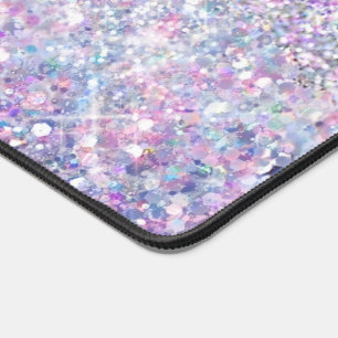 parties scintillant à coller violet simulée