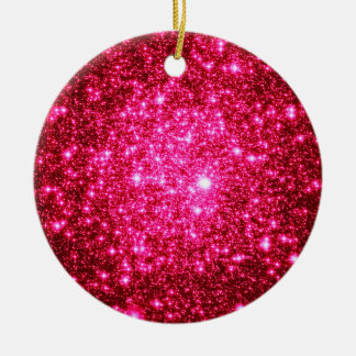 Parties scintillant Astral Hot rose ornements de N