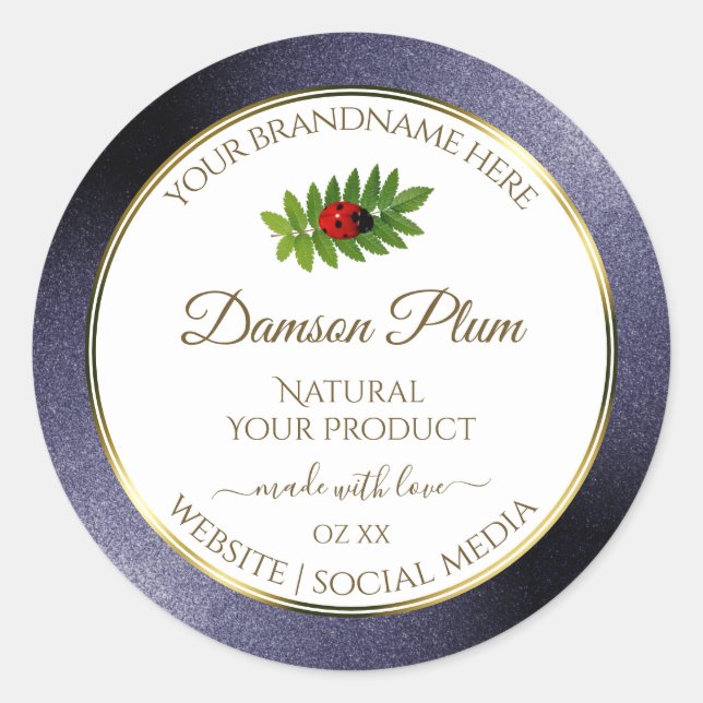 Parties scintillant bleu foncé Étiquette de produi (Devant)