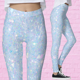 Parties scintillant Bleue Parkly  Femme Leggings