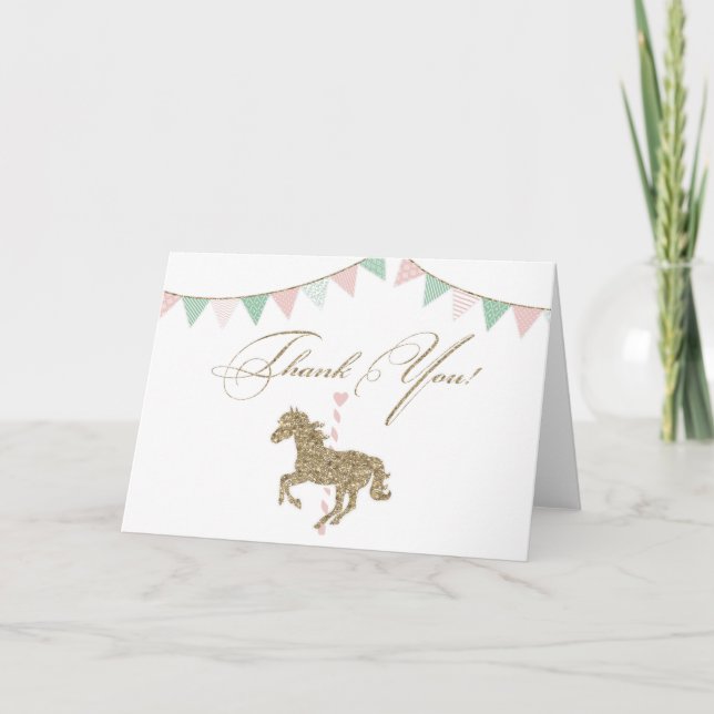 Parties scintillant Carrousel Cheval | Merci (Devant)