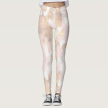 Parties scintillant de camouflage rose Leggings