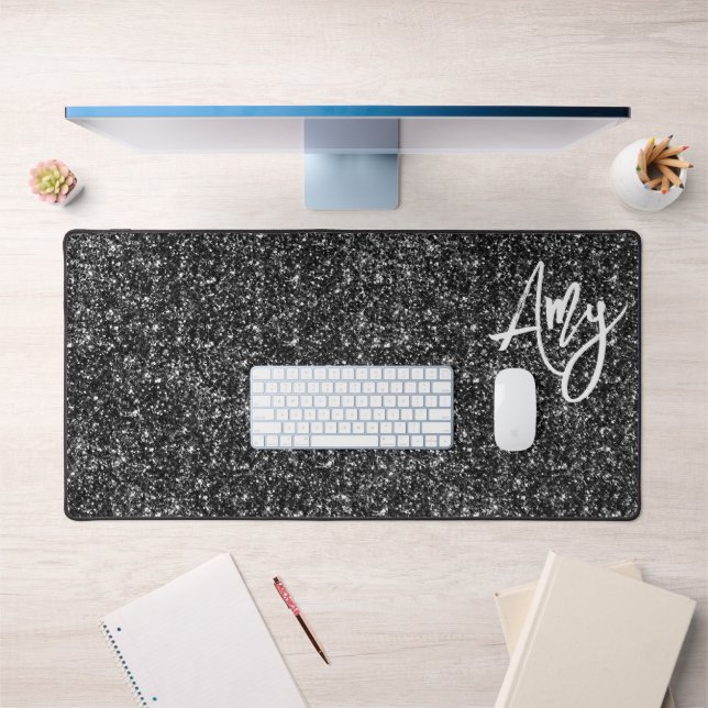 Parties scintillant de luxe noir (Bureau 1)