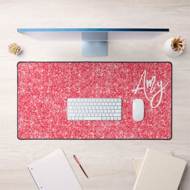 Parties scintillant de luxe rouge (Bureau 1)