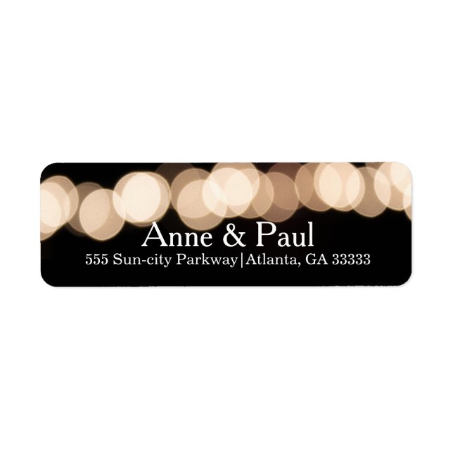 Parties scintillant d'or Faux Foil Confetti Mariag (Devant)