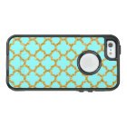 Parties scintillant d'or Faux moderne Mosaic Quatr