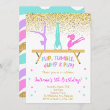 Parties scintillant d'or Invitation Anniversaire d