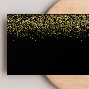 Parties scintillant d'or moderne Enveloppe Black E