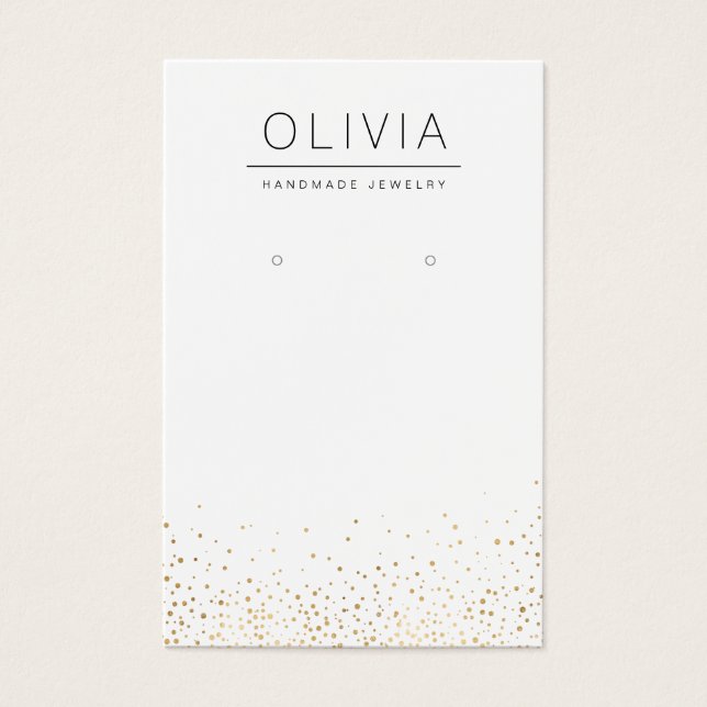 Parties scintillant d'or moderne montre à oreille  (Devant)