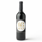 Parties scintillant d'or noir Anniversaire Faveur 