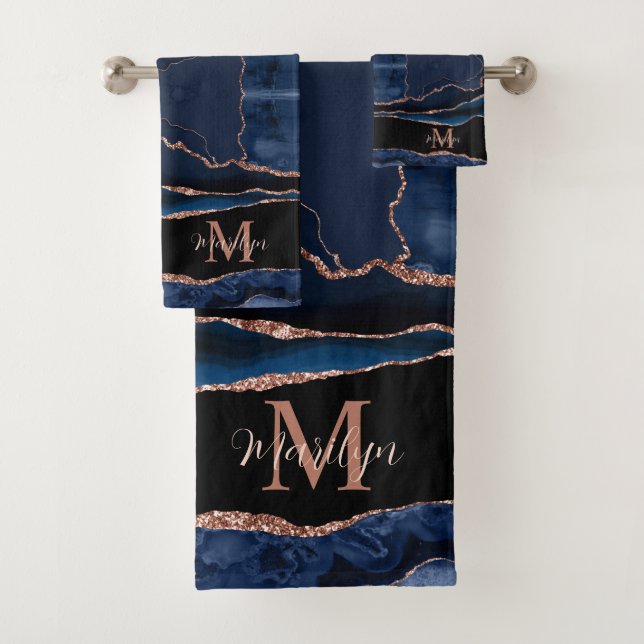 Parties scintillant d'or Rose  de la marine à la m (En situation)