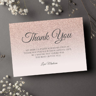 parties scintillant d'or rose rose pâle merci Swee