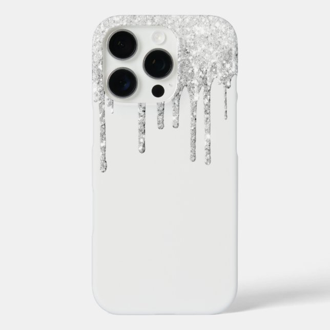Parties scintillant Drip iPhone 16 Pro Coque (Verso)