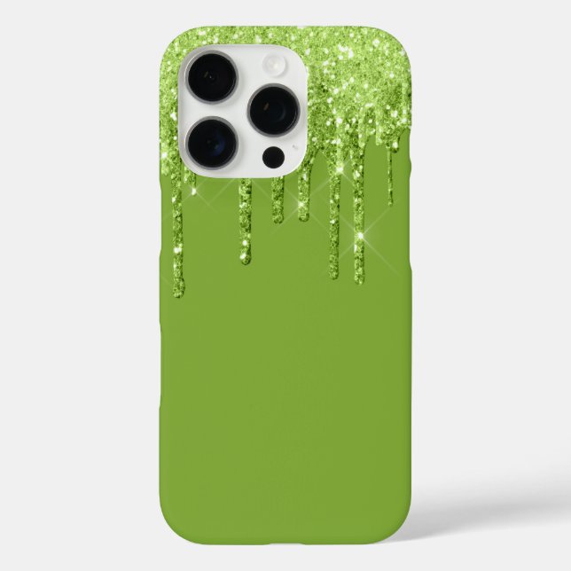 Parties scintillant Drip iPhone 16 Pro Coque (Verso)