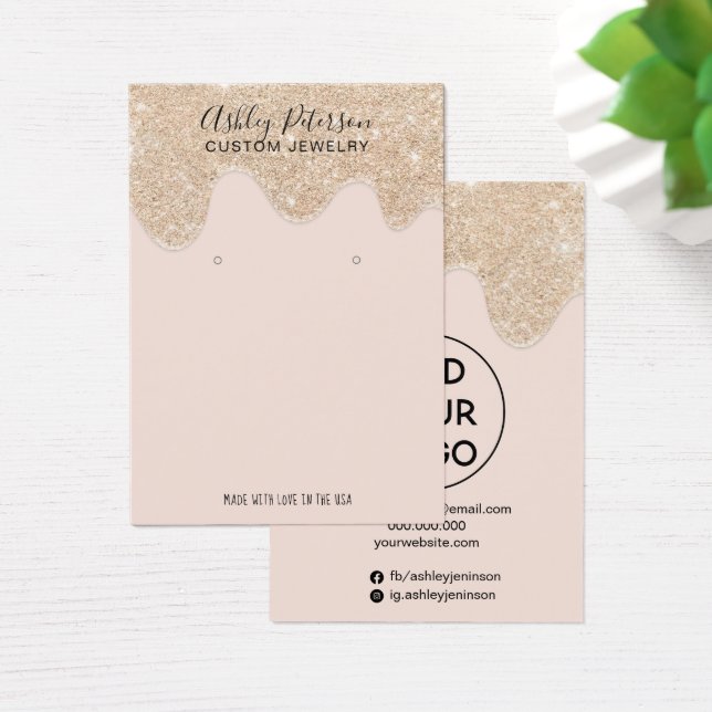 Parties scintillant en or chic gouttes bijoux bouc (Bureau)