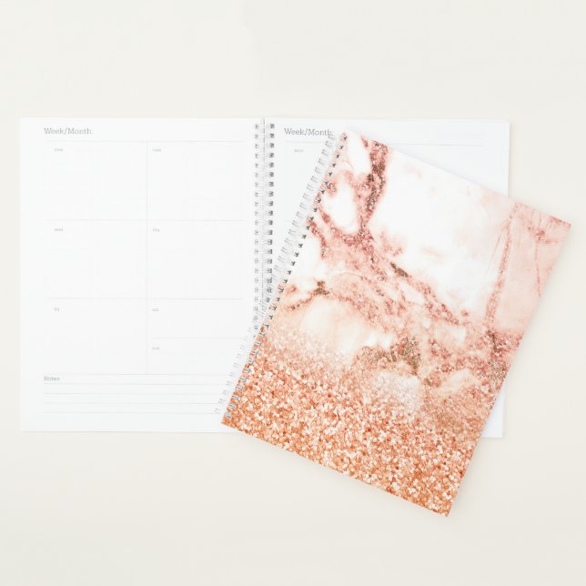 Parties scintillant en or rose chic ombre parties  (Devant avec enveloppe)