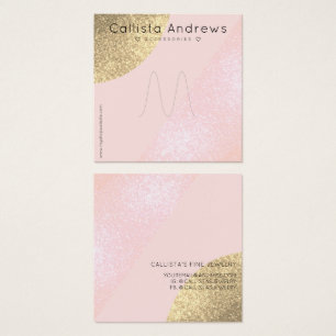 Parties scintillant en or rose pâle Écran Geo Hear