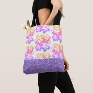 Parties scintillant Faux et Sac fourre-tout à fleu