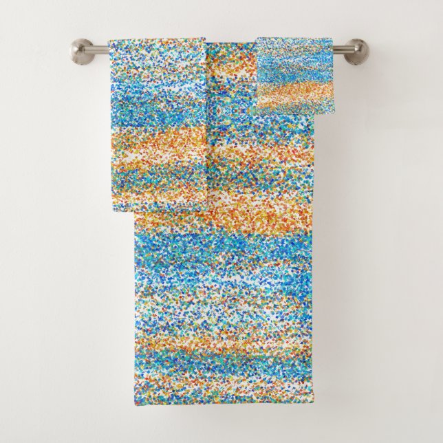 Parties scintillant Gold Blue Abstrait (En situation)