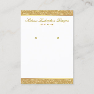 Parties scintillant Gold de la carte d'affichage d