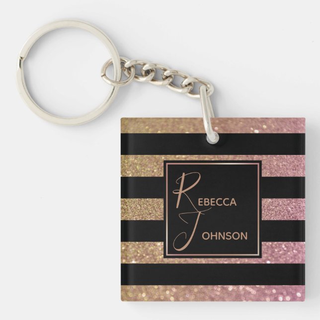 Parties scintillant Gold Rose de luxe - Porte - cl (Devant)